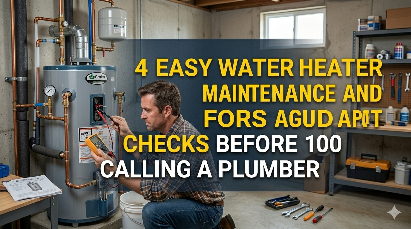 4 Easy Water Heater Maintenance and Care Guide Checks Before Calling a Plumber
