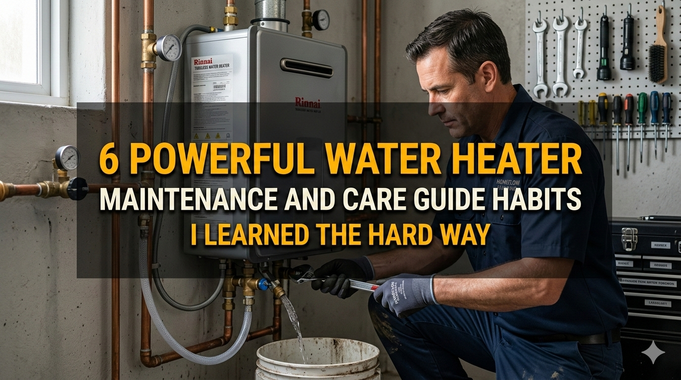 6 Powerful Water Heater Maintenance and Care Guide Habits I Learned the Hard Way