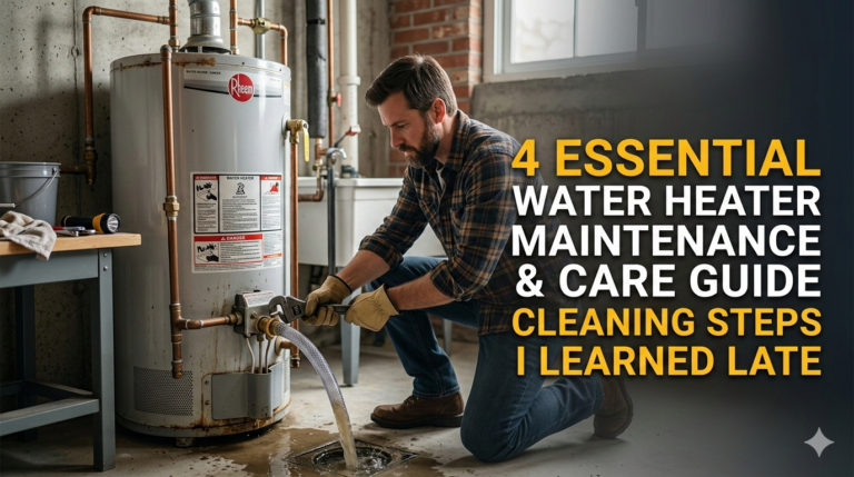 4 Essential Water Heater Maintenance and Care Guide Cleaning Steps I Learned Late