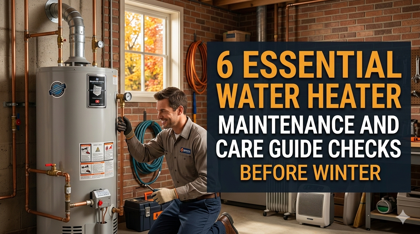 6 Essential Water Heater Maintenance and Care Guide Checks Before Winter
