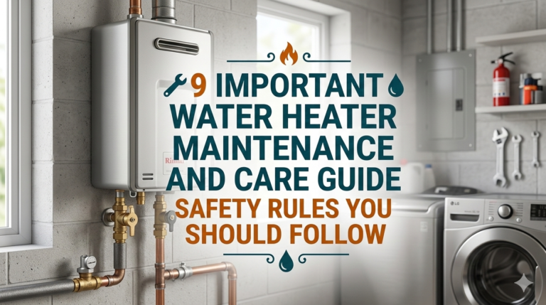 9 Important Water Heater Maintenance and Care Guide Safety Rules You Should Follow