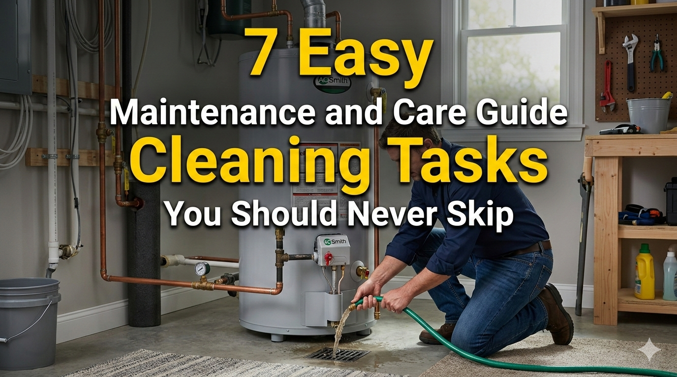 7 Easy Water Heater Maintenance and Care Guide Cleaning Tasks You Should Never Skip