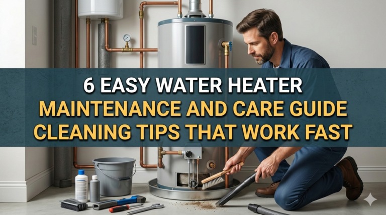 6 Easy Water Heater Maintenance and Care Guide Cleaning Tips That Work Fast