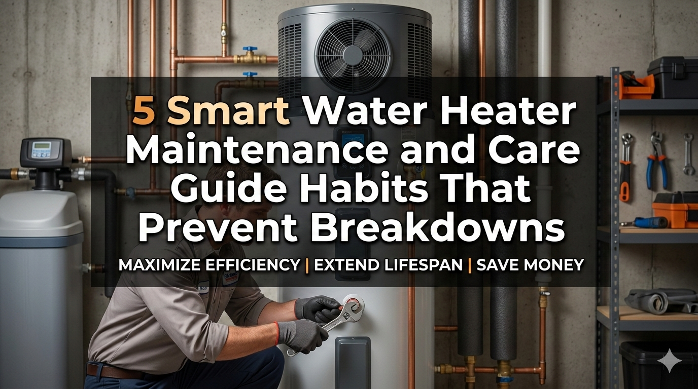 5 Smart Water Heater Maintenance and Care Guide Habits That Prevent Breakdowns