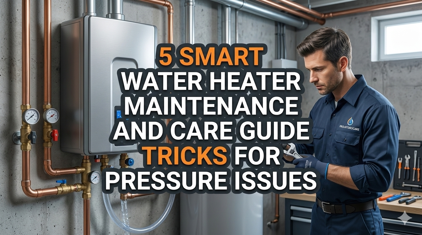 5 Smart Water Heater Maintenance and Care Guide Tricks for Pressure Issues