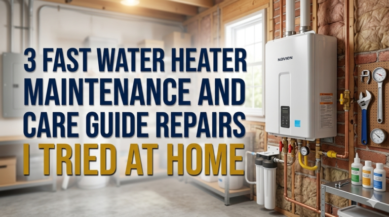 3 Fast Water Heater Maintenance and Care Guide Repairs I Tried at Home