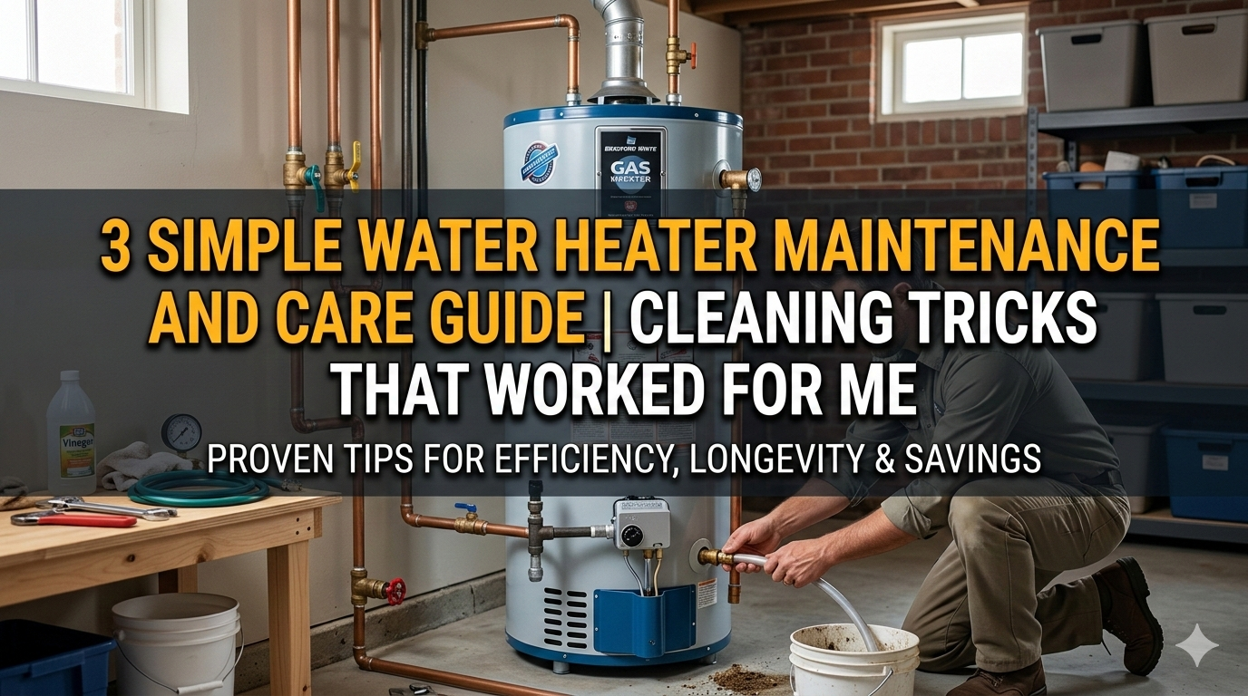 3 Simple Water Heater Maintenance and Care Guide Cleaning Tricks That Worked for Me