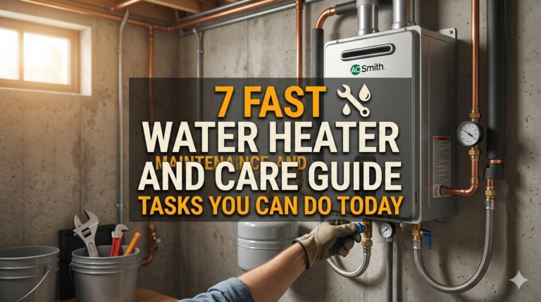 7 Fast Water Heater Maintenance and Care Guide Tasks You Can Do Today