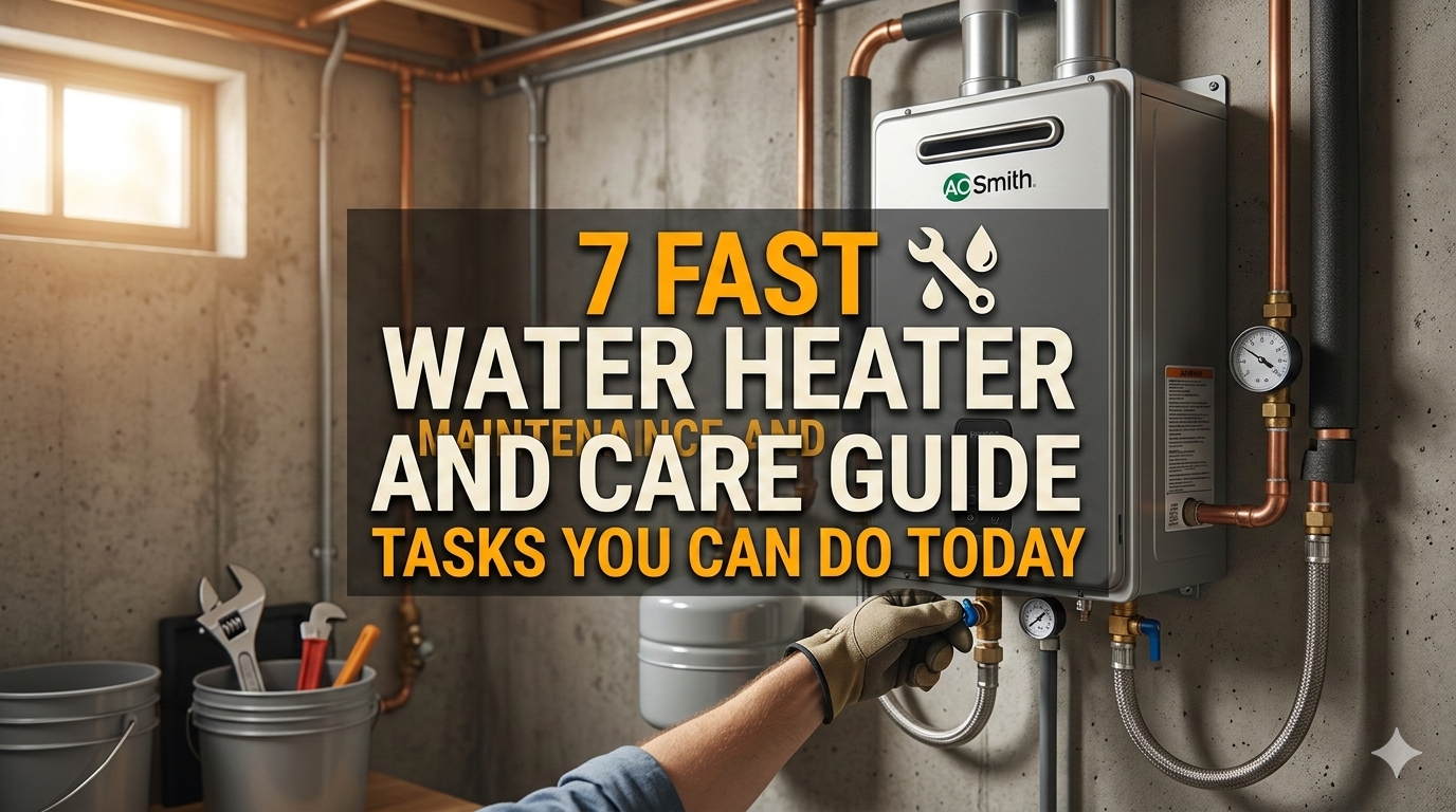 7 Fast Water Heater Maintenance and Care Guide Tasks You Can Do Today