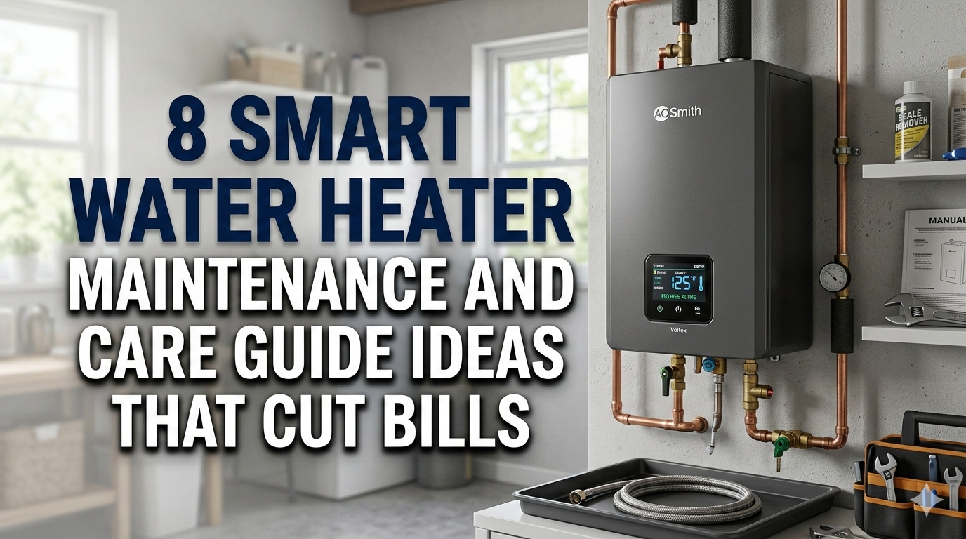 8 Smart Water Heater Maintenance and Care Guide Ideas That Cut Bills