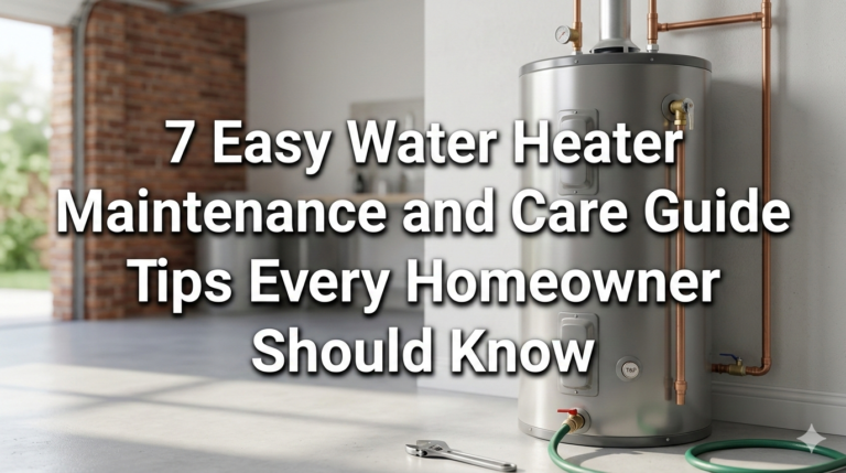 7 Easy Water Heater Maintenance and Care Guide Tips Every Homeowner Should Know