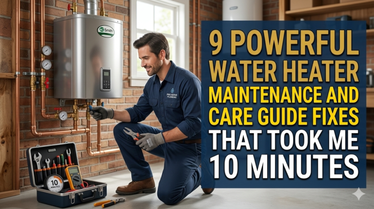 9 Powerful Water Heater Maintenance and Care Guide Fixes That Took Me 10 Minutes