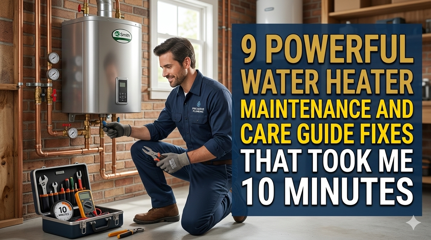 9 Powerful Water Heater Maintenance and Care Guide Fixes That Took Me 10 Minutes