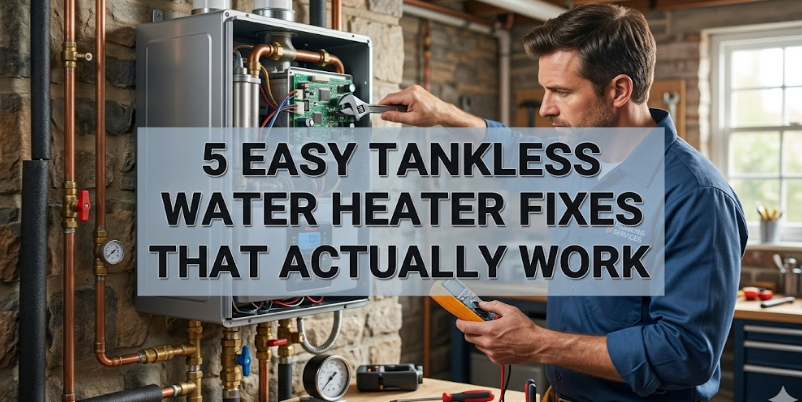 5 Easy Tankless Water Heater Fixes That Actually Work