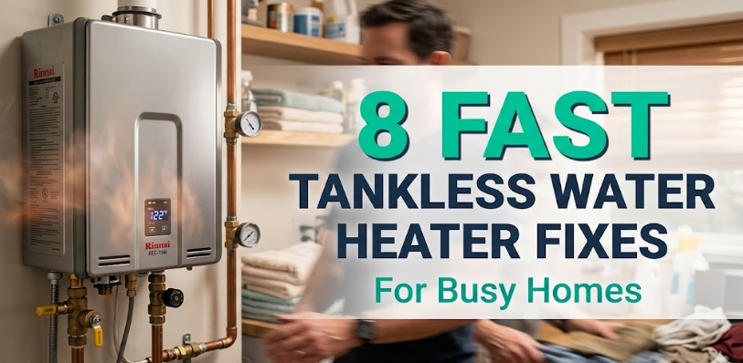 8 Fast Tankless Water Heater Fixes for Busy Homes