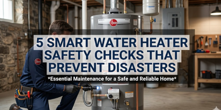 5 Smart Water Heater Safety Checks That Prevent Disasters